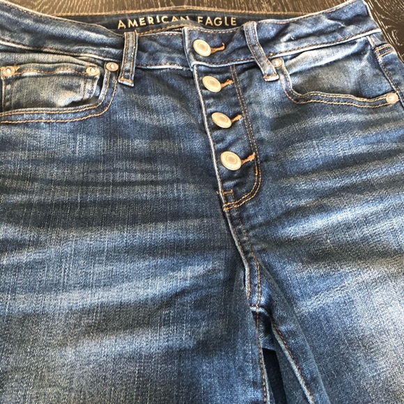 SOLD American Eagle High-Waisted Crop Flare Jean - Picture 4 of 7